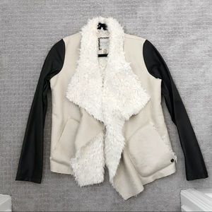 Faux Fur Moto Jacket